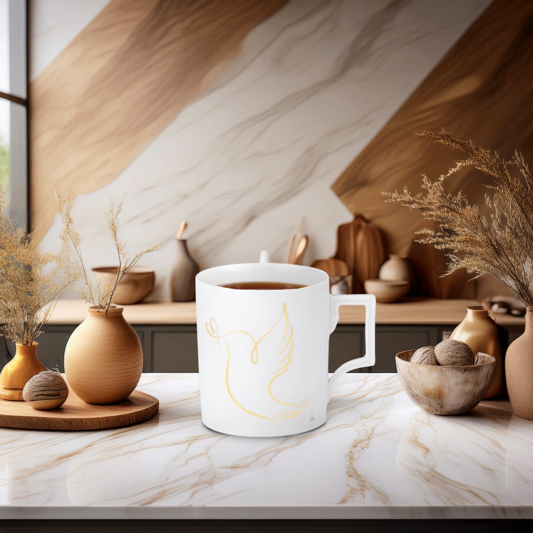 マイセン ピース（鳩）ゴールド マグ 55810/79A877 | マグ・タンブラー