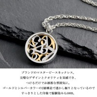 SCOMMAG ステンレス ナンバー コイン ネックレス (チェーン付き