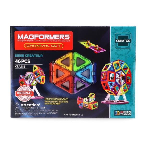 マグフォーマー Magformers おもちゃ 46ピース 知育玩具 磁石