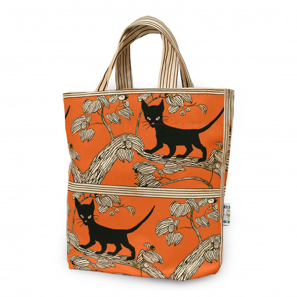 トートバッグ TB180322 竹久夢二「黒猫」柄 | 小物,バッグ,トート