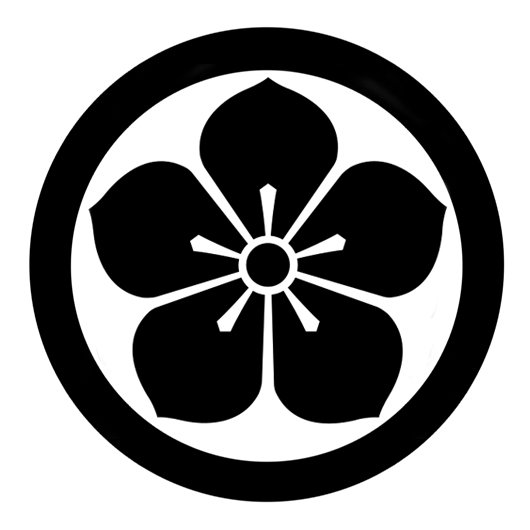 家紋 丸に桔梗 | 着物・帯,色無地 ※写真は振袖ですが普通袖もお選