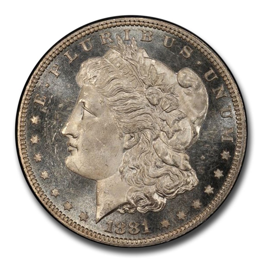 1881年 モルガン ダラー 銀貨 1ドル シルバー モルガン ヘッド