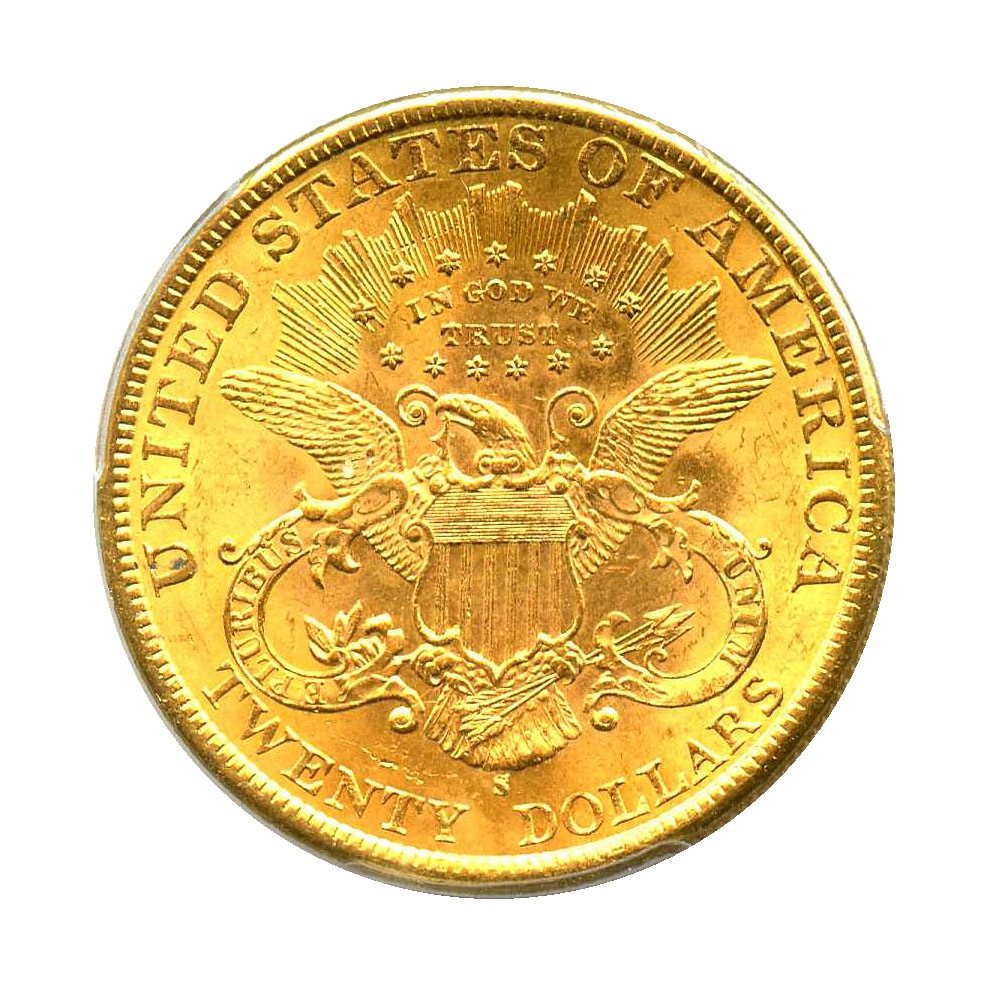 アンティークコイン アメリカ 20ドル金貨リバティヘッド 1898-S ＄20