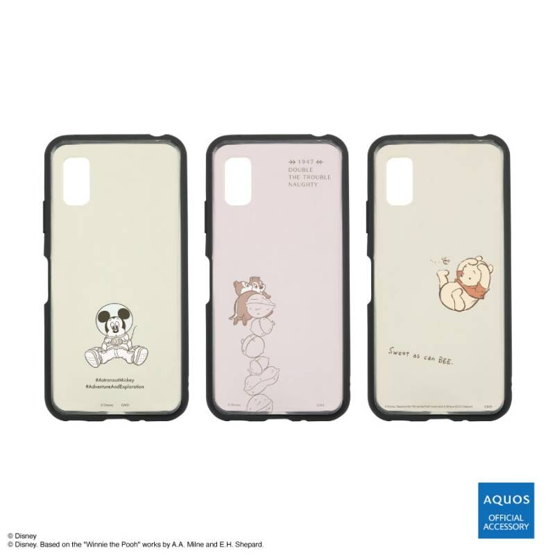 ディズニーキャラクター ／ IIIIfit Clear SHARP AQUOS wish3 対応