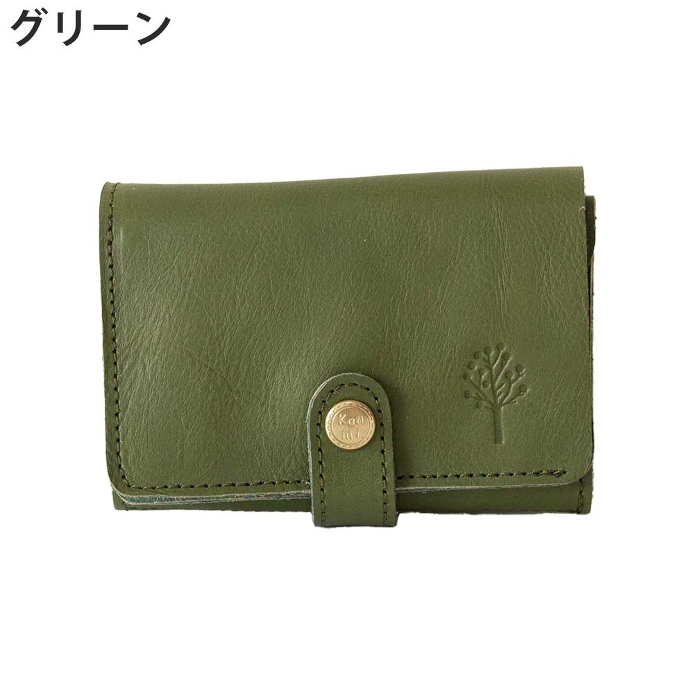 日本製 Kanmi. /カンミ ドロップツリー ショートウォレット WL22-23