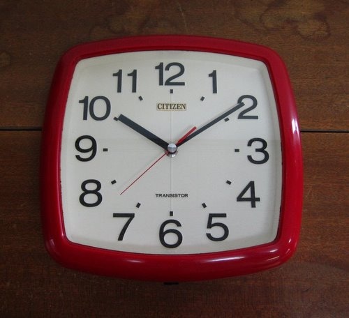 CR001 CITIZEN シチズン レトロポップなトランジスタ掛け時計 | 時計