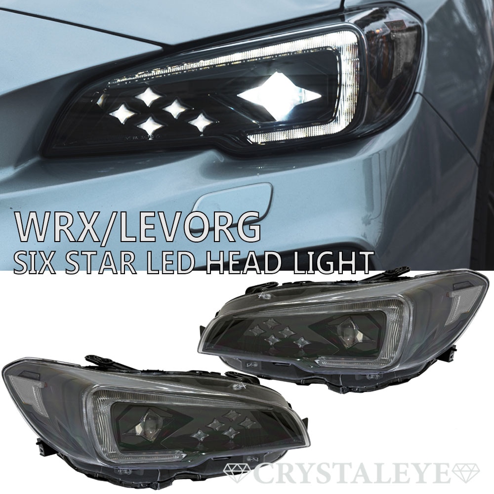 スバル VM VA A~C型 WRX レヴォーグ シックススター LEDヘッドライト