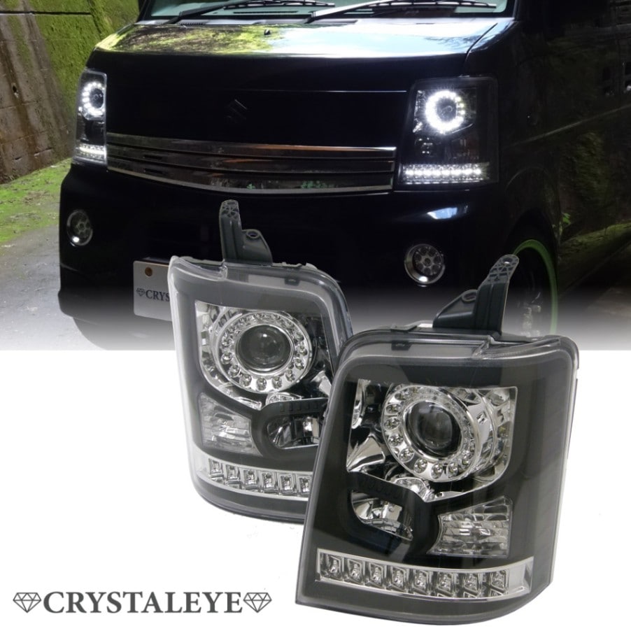 DA64系 エブリイ EVERY バルカンLEDリングプロジェクターヘッドライト