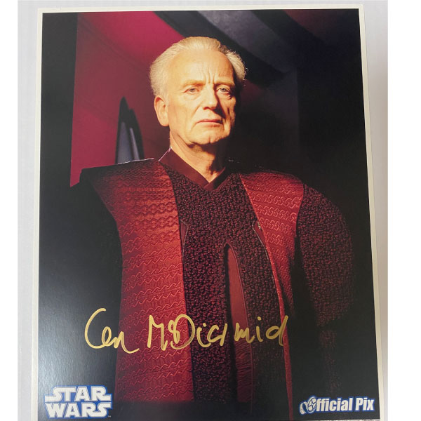 1/16迄出品 STARWARS イアン・マクダーミド レイ・パーク 直筆サイン 1