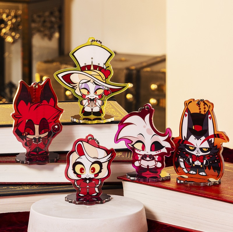 HAZBIN HOTEL トレーディングアクスタにもなるアクリルキーホルダー