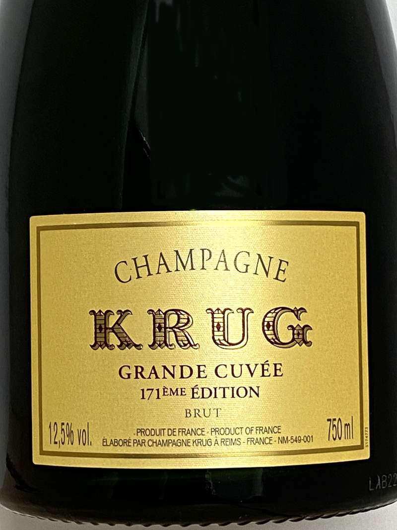 クリュッグ シャンパーニュ グラン キュヴェ 171 エディション 750ml