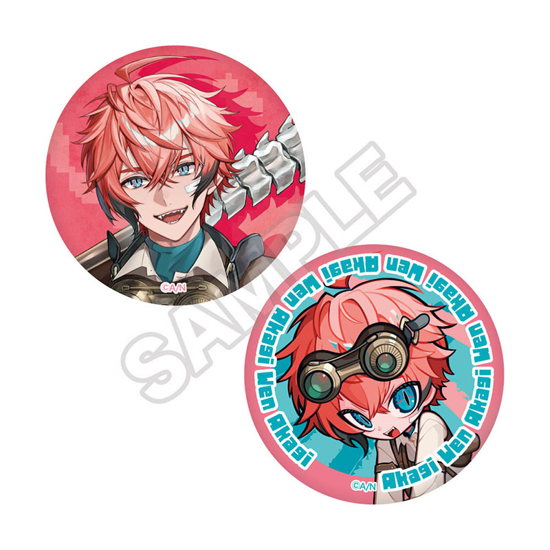 予約3/6〆【5月発売】にじさんじ グリッター缶バッジセット 叢雲