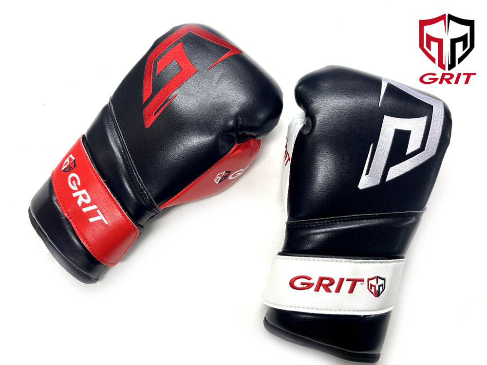 GRIT BOXING GLOVE 2101 BK/WH EMBROIDERY（High spec model