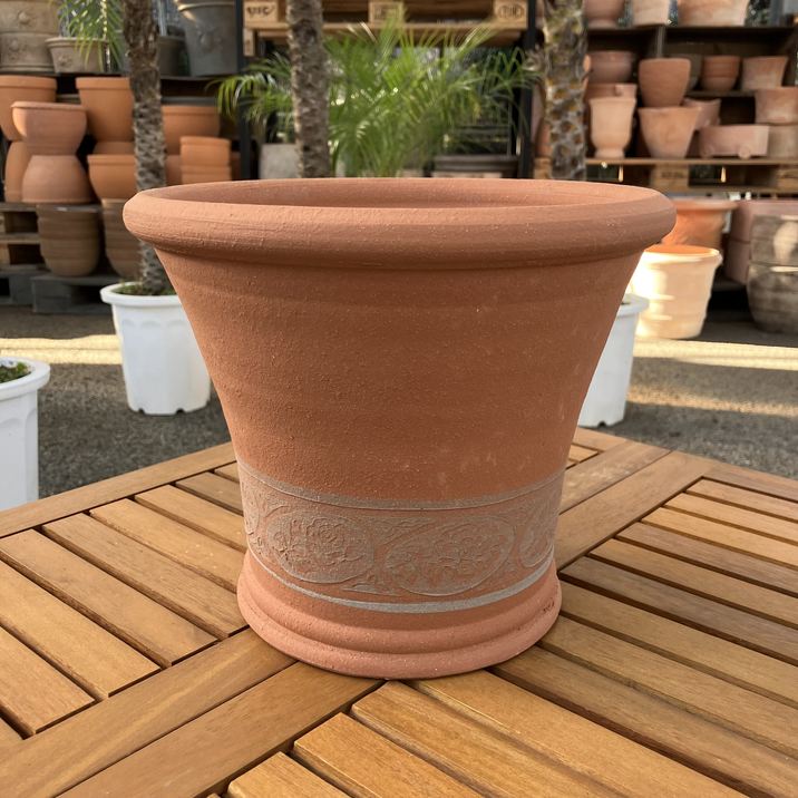 テラコッタ鉢 ウィッチフォード Whichford Tree Rose Roulette 387ss