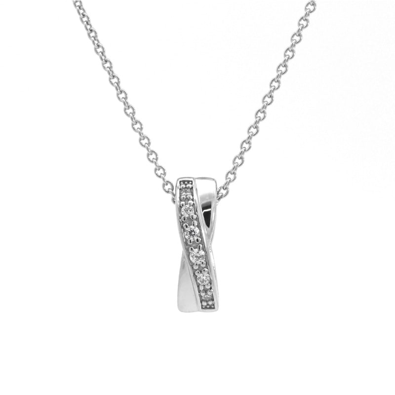 STAINLESS JEWELRY】 ネックレス SUS316L CZ 45cm 1185900030