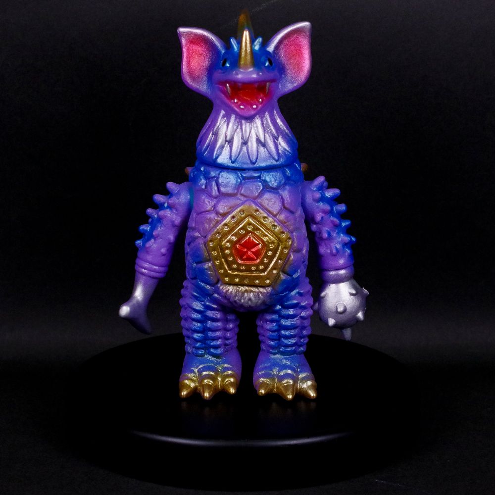 ソフビ/ブルマァク BULLMARK/リトルタイラント/パープル｜墓場の画廊