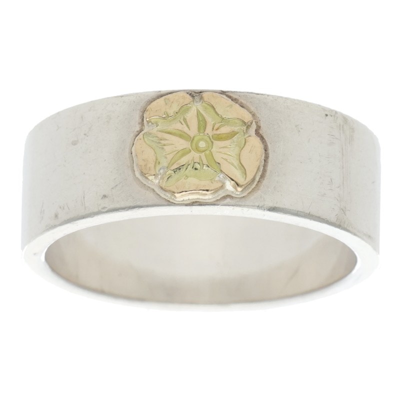 ローズ平打ちリング 〈21号〉 【取扱：原宿シルバー店】 | すべての