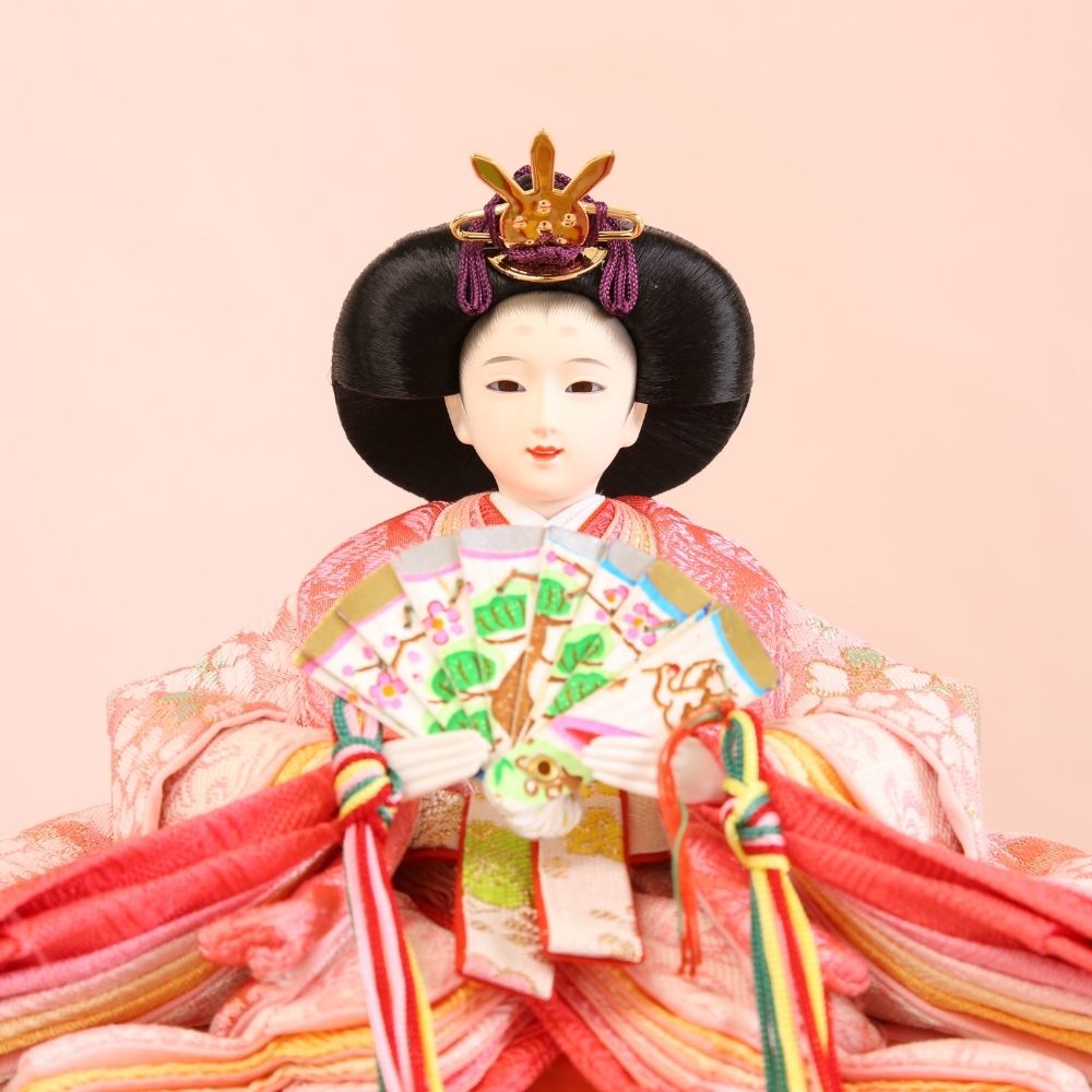 雛人形 ひな人形 収納飾り 親王飾り はるる 横幅55cm 小芥子親王