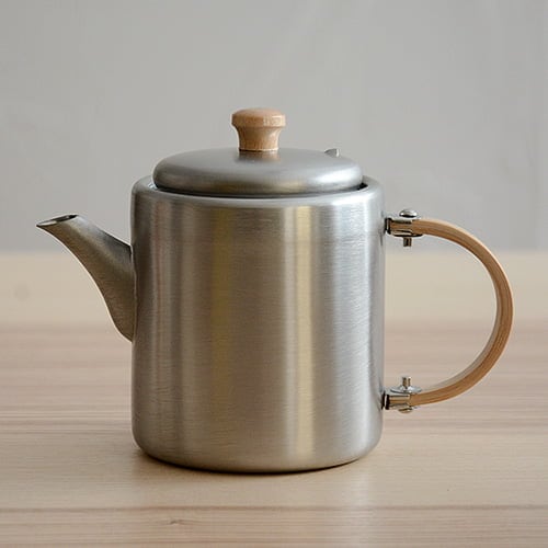 工房アイザワ ティ－キャディ茶筒（槌目仕上げ） No.70247 【ブラック