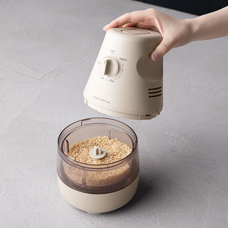 レコルト コンパクト精米機 クリームホワイト | ハンプティーダンプ
