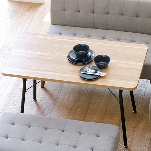 mild(ミルド) ダイニングテーブル110 ナチュラル 【送料込】 | ハンプ