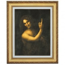 ダ・ヴィンチ「モナリザ」 4号サイズ 立体複製名画 美術品 レプリカ