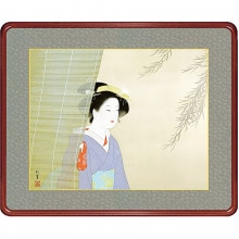 上村松園『新蛍』額 : アートの友社 上村松園『新蛍』額 112487