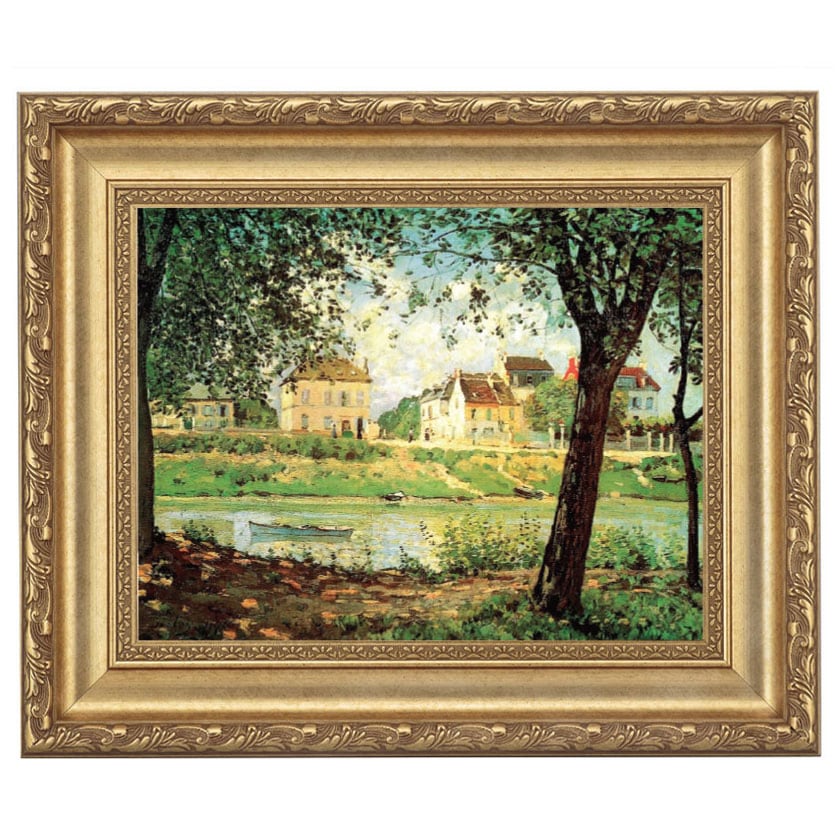 シスレー「牧草地のクルミの木」4号立体複製名画【ポイント5％還元中