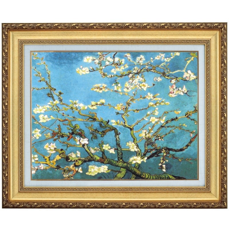 ゴッホ 「アーモンドの花咲く枝」 10号 立体複製名画 【5％ポイント