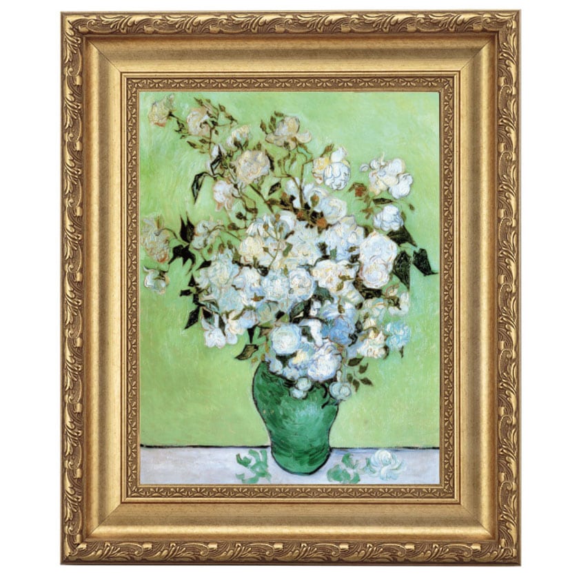 ゴッホ 「花瓶のバラ」 4号 所蔵 メトロポリタン美術館 立体複製名画