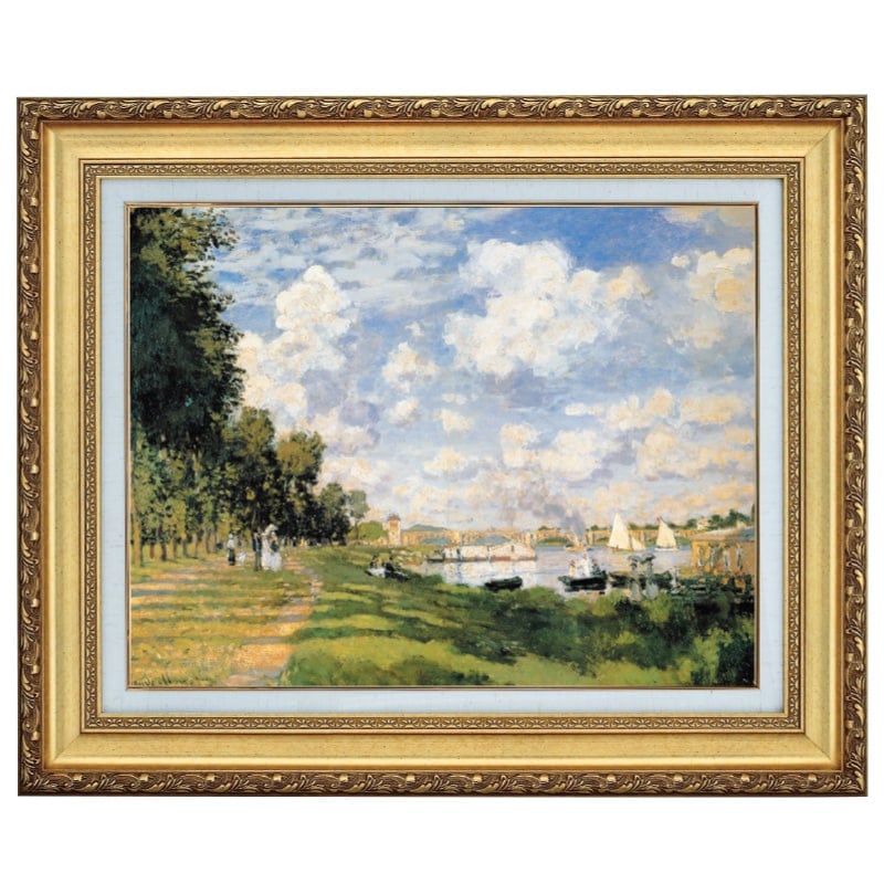 モネ 「アルジャントゥイユのマリーナ 」 10号 立体複製名画 【5