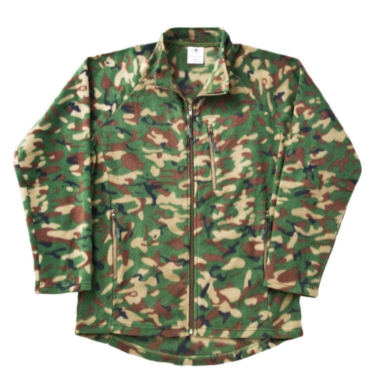 自衛隊仕様 フリース迷彩柄ジャケット - イーグルクラブ【ポイント5