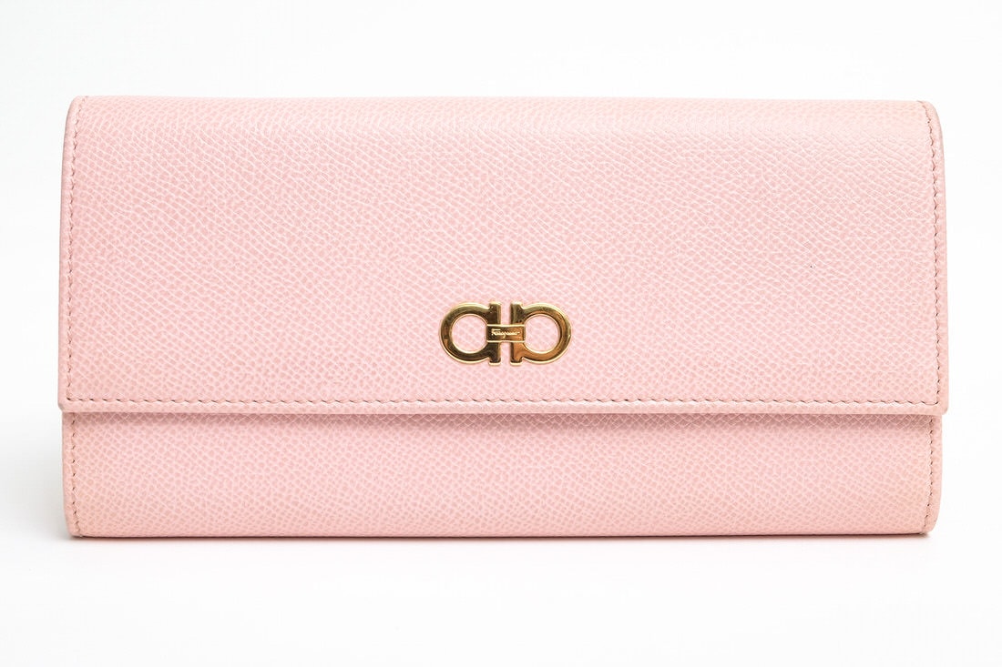 Salvatore Ferragamo JP-22-D149 / フェラガモ ガンチーニ金具 牛革