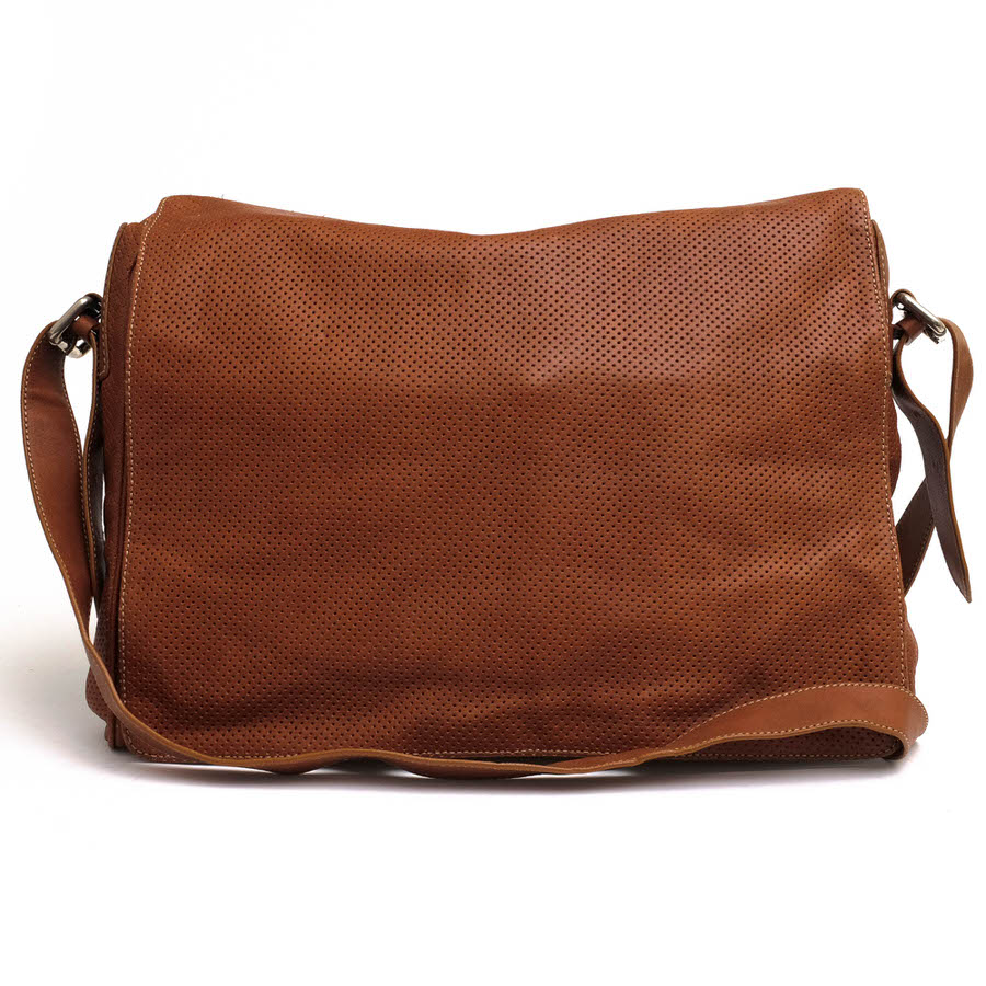 ZANELLATO / ザネラート パンチングレザー 牛革 カーフ メッセンジャー