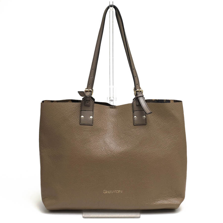 GHERARDINI / ゲラルディーニ 牛革 肩掛け ワンショルダーバッグ 迷彩