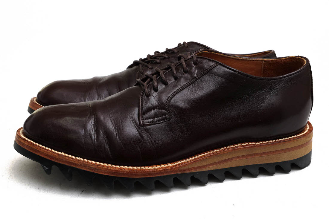 YUKETEN 9603 / ユケテン ポストマンシューズ シャークソール 牛革