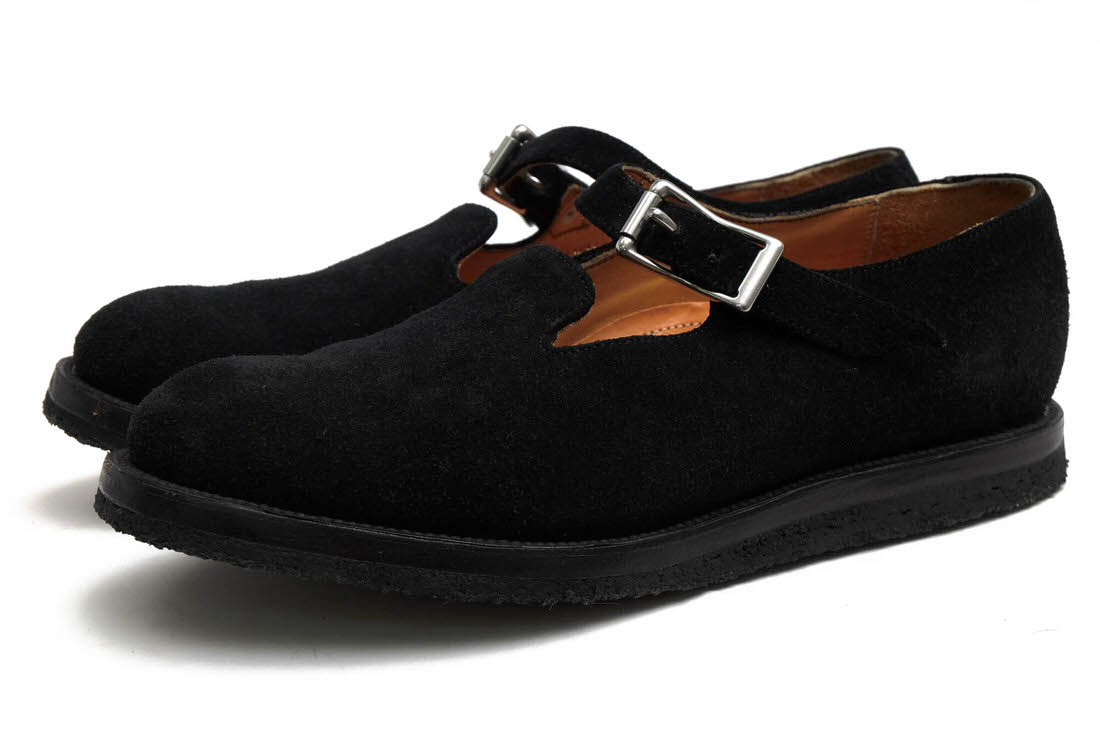 YUKETEN GKA-1671-A STRAP SLIPON / ユケテン ブラックラピッド製法