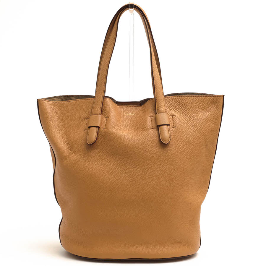 Max Mara / マックスマーラ 牛革 シボ革 シュリンクレザー 肩掛け ワン