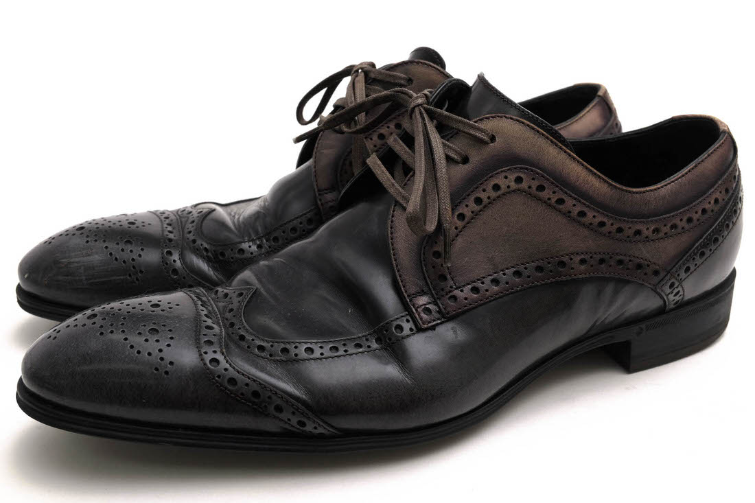 Dolce & Gabbana グレー ウィングチップ ドレスシューズ 【公式通販】