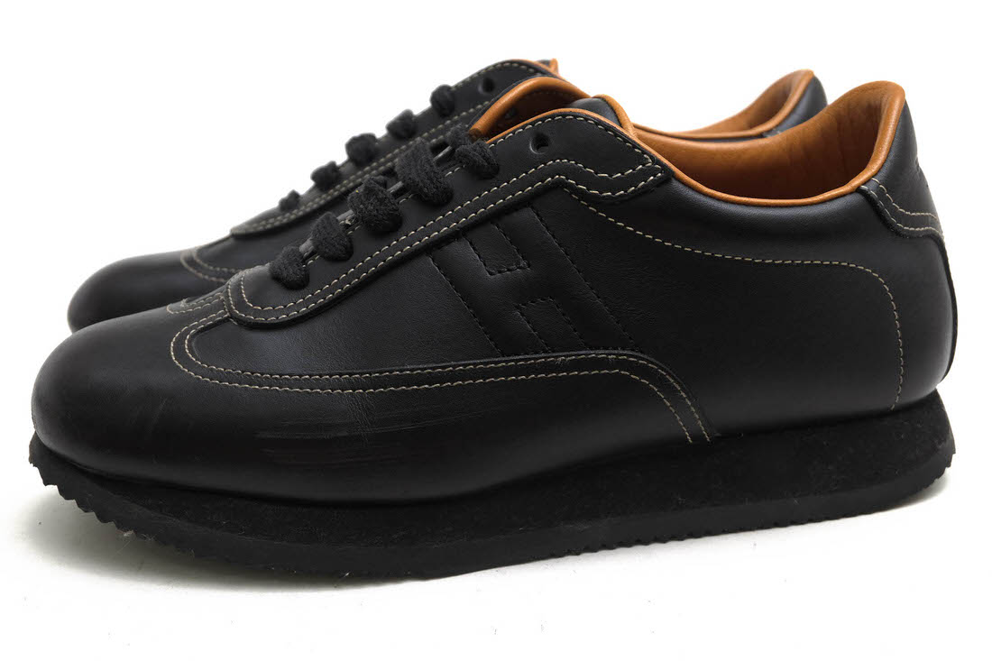 HERMES Quick クイック / エルメス Hロゴ 牛革 カーフ 定番 ブラック