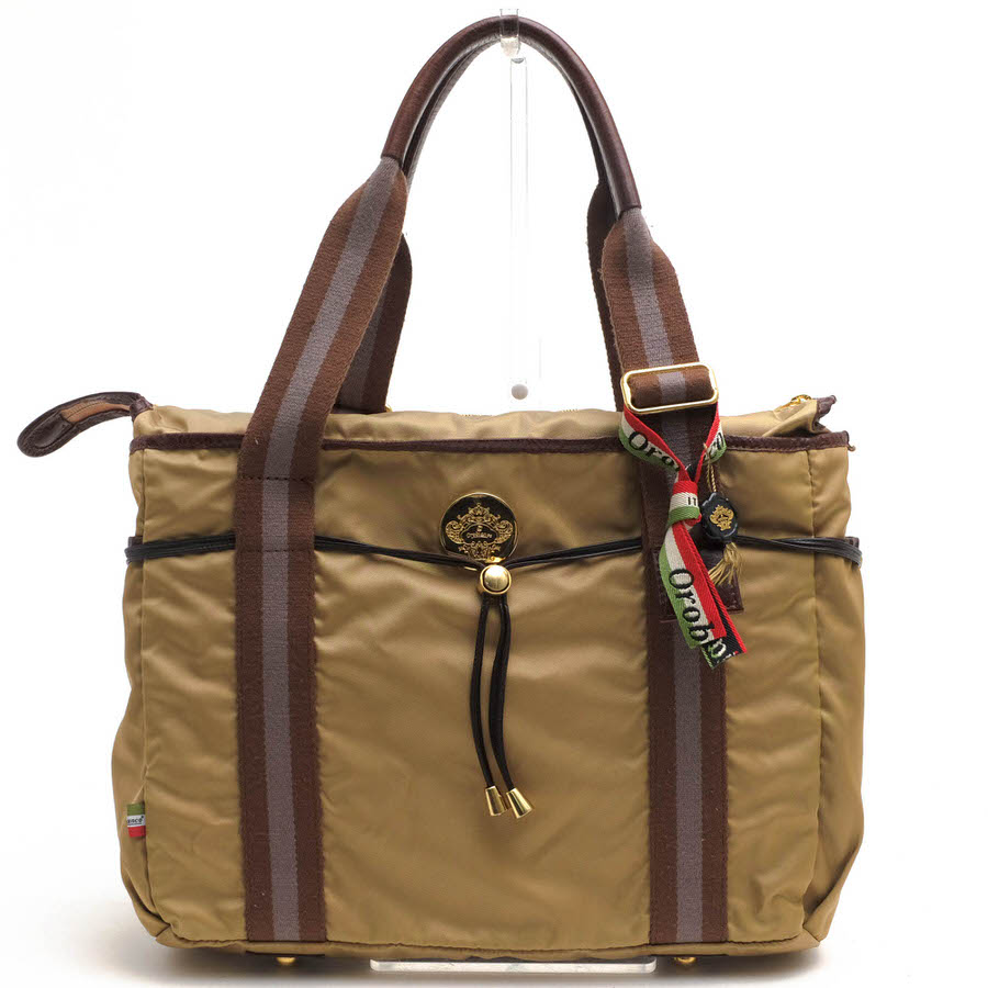 orobianco DISPARI / オロビアンコ 伊リモンタ社ナイロン 牛革 肩掛け