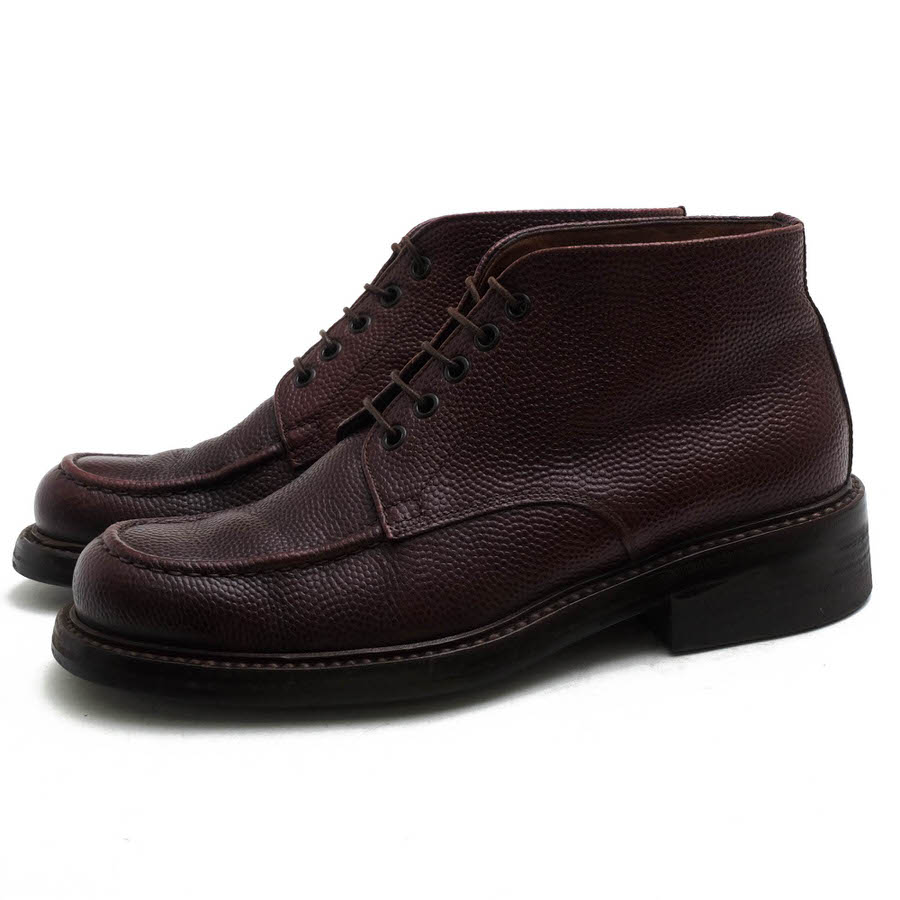 Silvano Mazza 98020 / シルバノマッツァ 牛革 Uチップ ブラック 黒