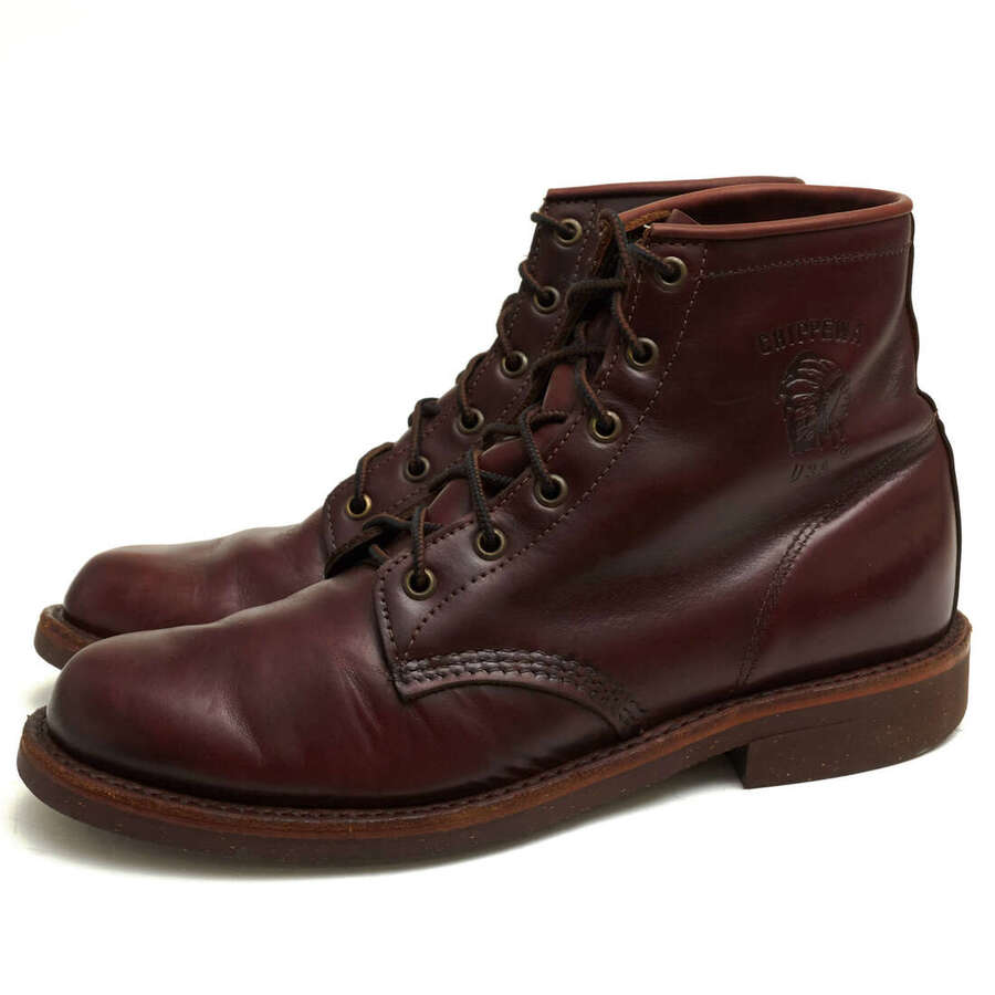 CHIPPEWA 27863 11インチ ENGINEER BOOTS BLACK OIL / チペワ スチール
