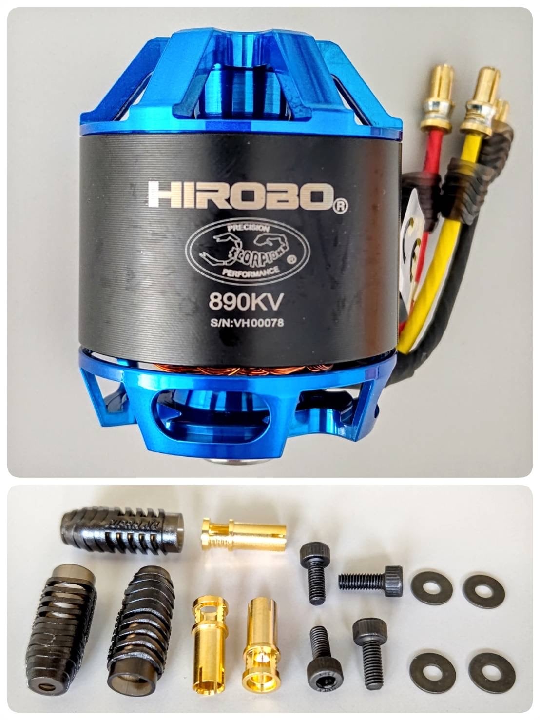 ヒロボー HIROBO パーツ 【0305-006】 SE-EP ブラシレスモ-ター 890KV