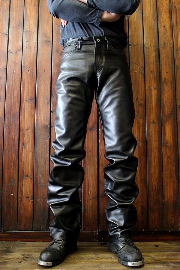 KADOYA（カドヤ）K'S LEATHER STS-PANTS ストレートレザーパンツ 革