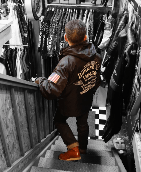 VANSONバンソン NVJK-2503 VANSON NYLON 3WAY JACKET バンソン