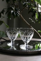 バカラ ブーケ 花柄の小さなリキュールグラス 54mm 5653 | オールド