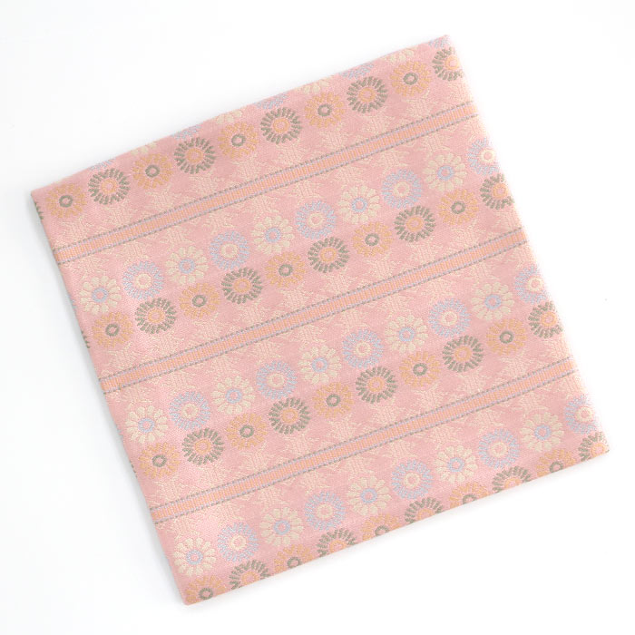 茶道具 名物裂 古帛紗 蜀巴織 菊いちご紋 ピンク （きくいちご）
