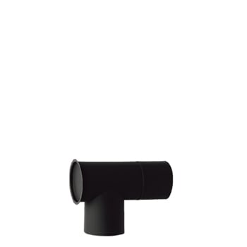 黒耐熱 ステンレス T曲 φ106mm 【ハゼ折り煙突】 | 【黒耐熱】ハゼ