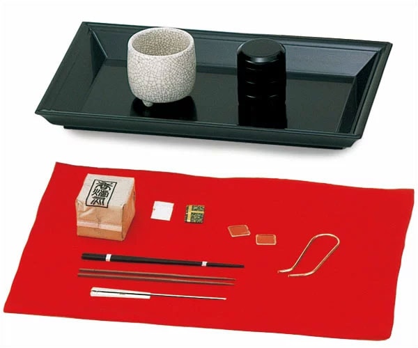 茶道 七事式 黒真塗 香盆セット（香たどん付） | 七事式道具 - CHATOWA